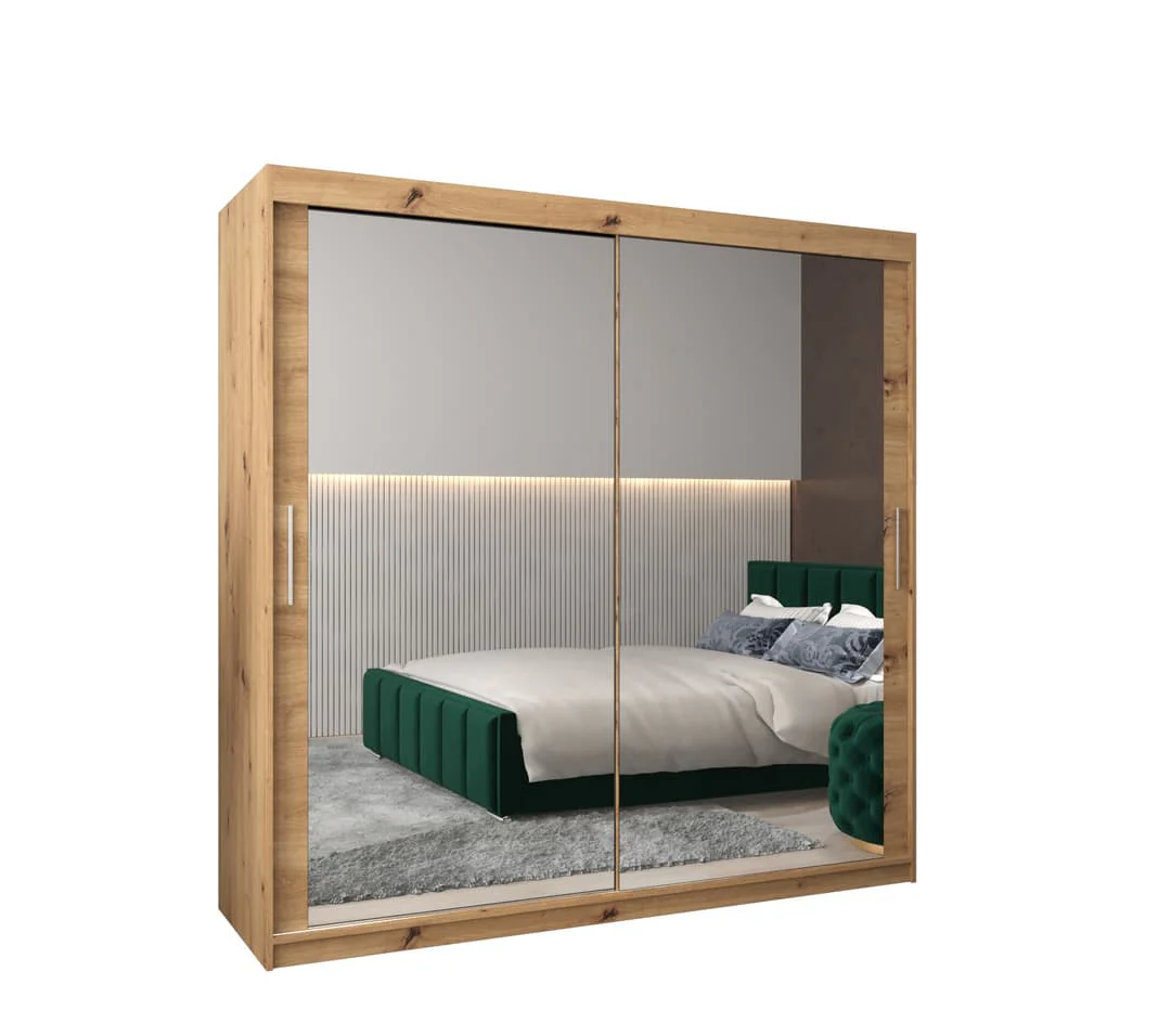 Tokyo III Sliding Door Wardrobe 200cm - Image 6