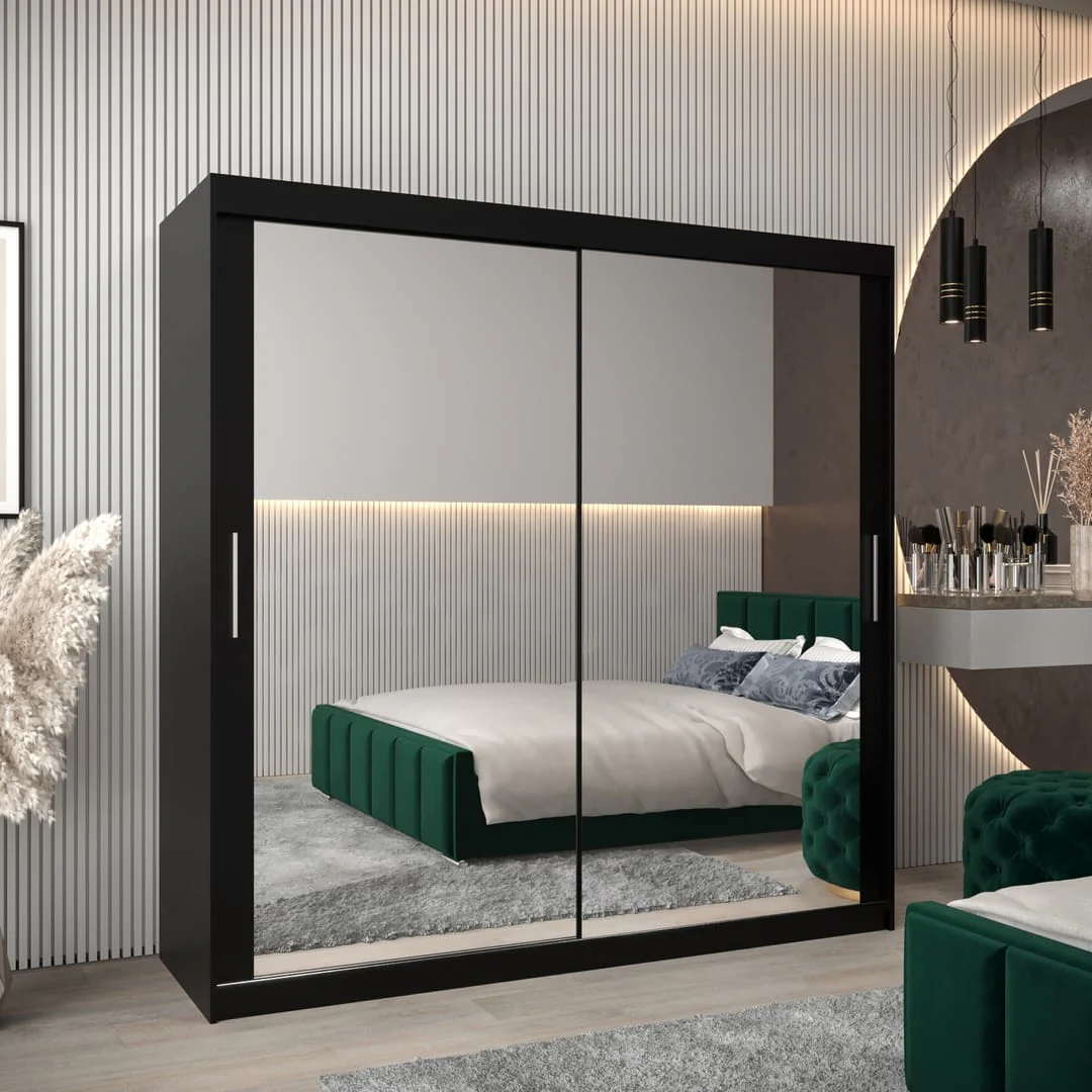 Tokyo III Sliding Door Wardrobe 200cm - Image 9