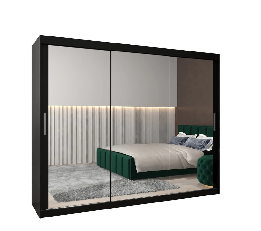 Tokyo III Sliding Door Wardrobe 250cm - Image 10