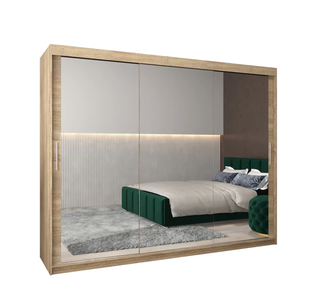 Tokyo III Sliding Door Wardrobe 250cm - Image 14