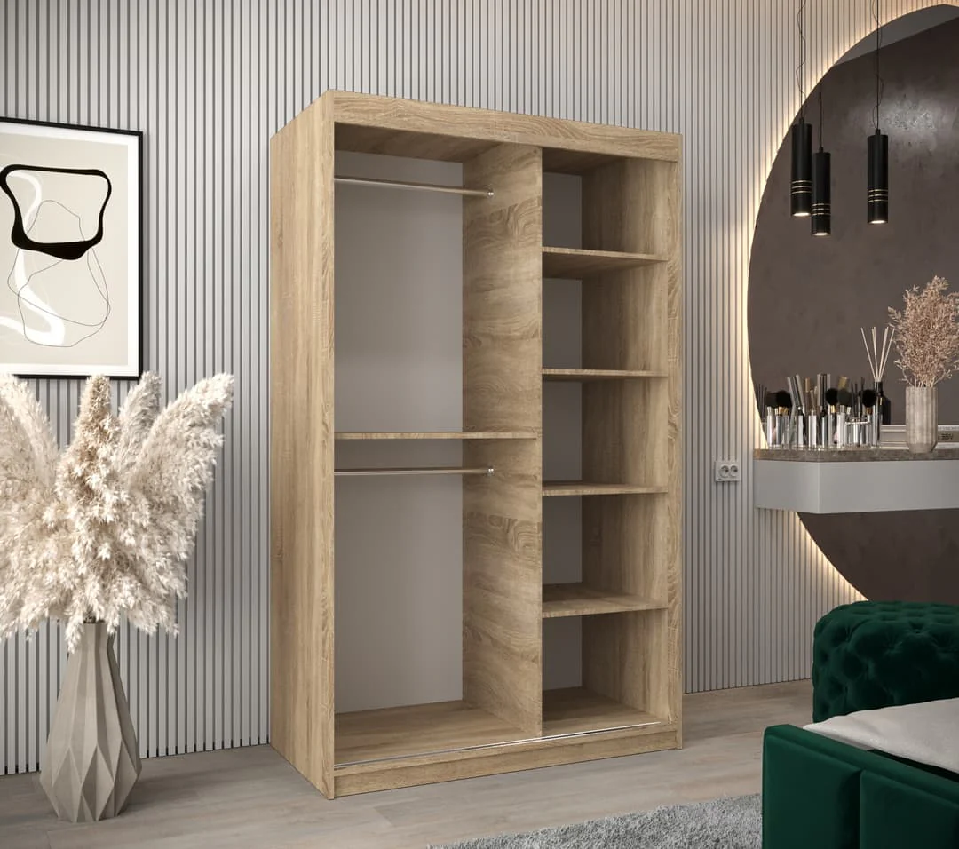 Tokyo Sliding Door Wardrobe 120cm - Image 15