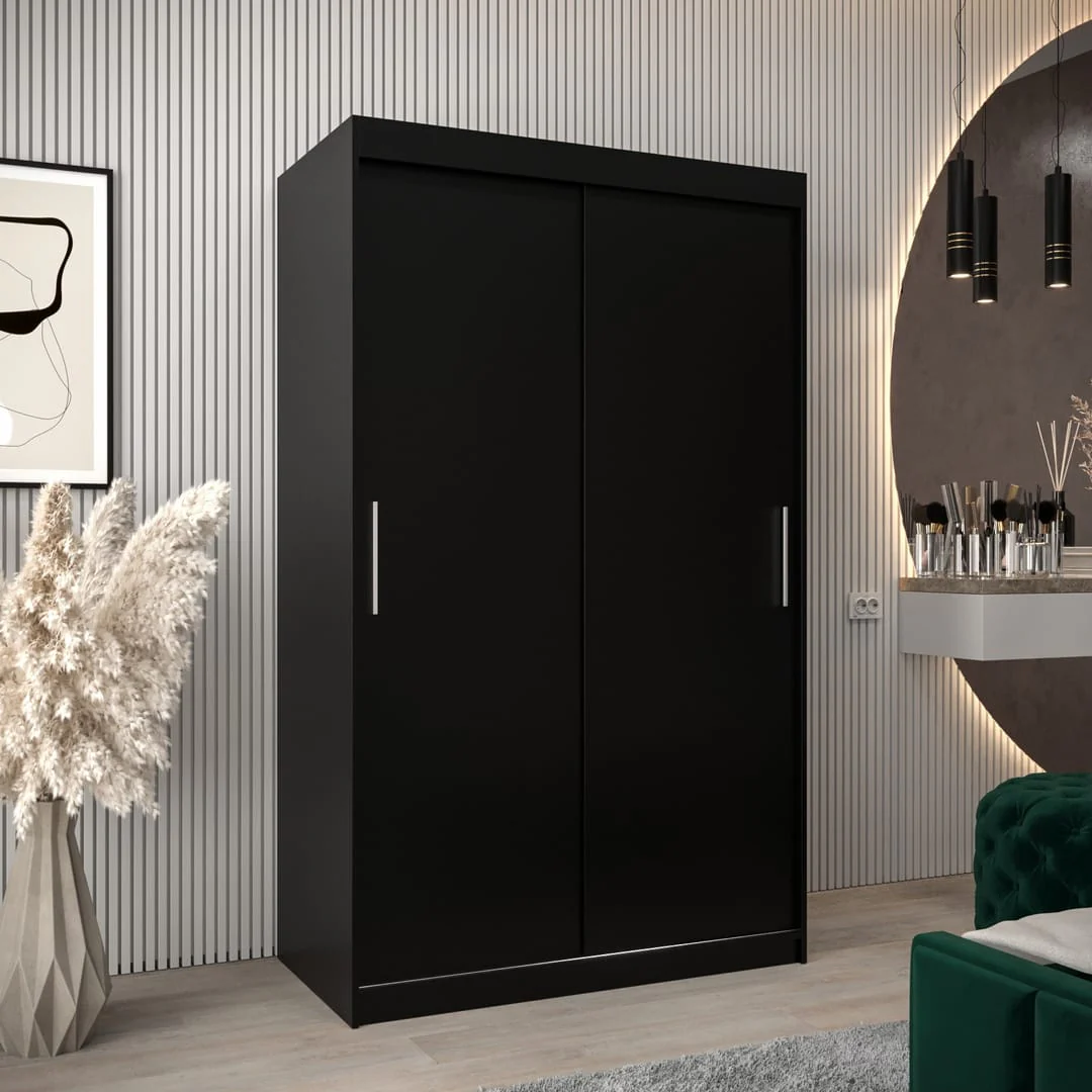 Tokyo Sliding Door Wardrobe 120cm - Image 8