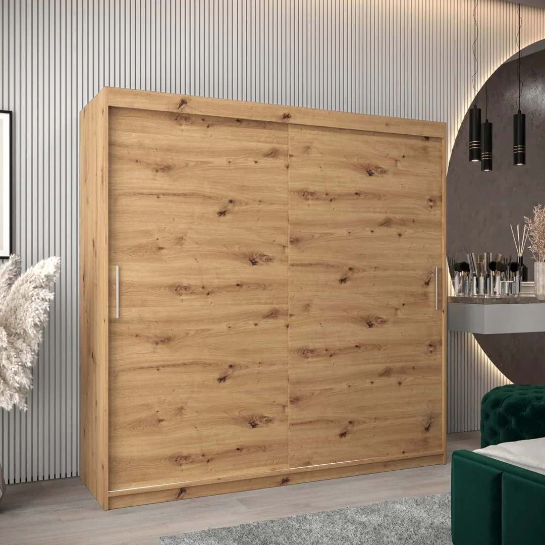 Tokyo Sliding Door Wardrobe 200cm - Image 5