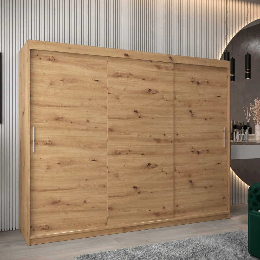 Tokyo Sliding Door Wardrobe 250cm - Image 5