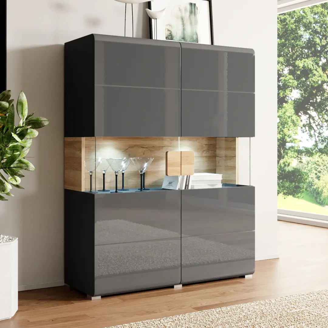 Toledo 42 Display Cabinet 122cm - Image 8