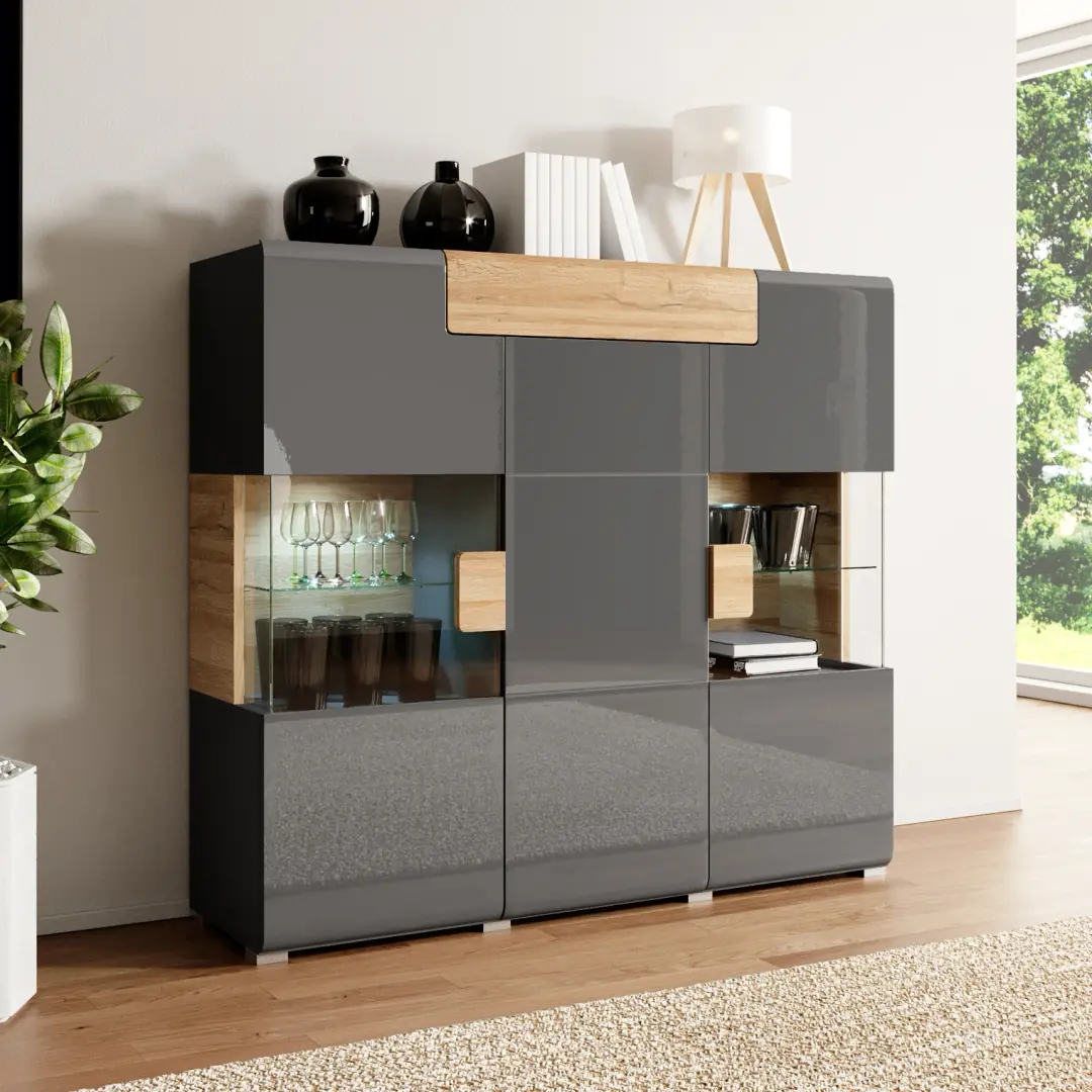 Toledo 46 Display Cabinet 147cm - Image 8