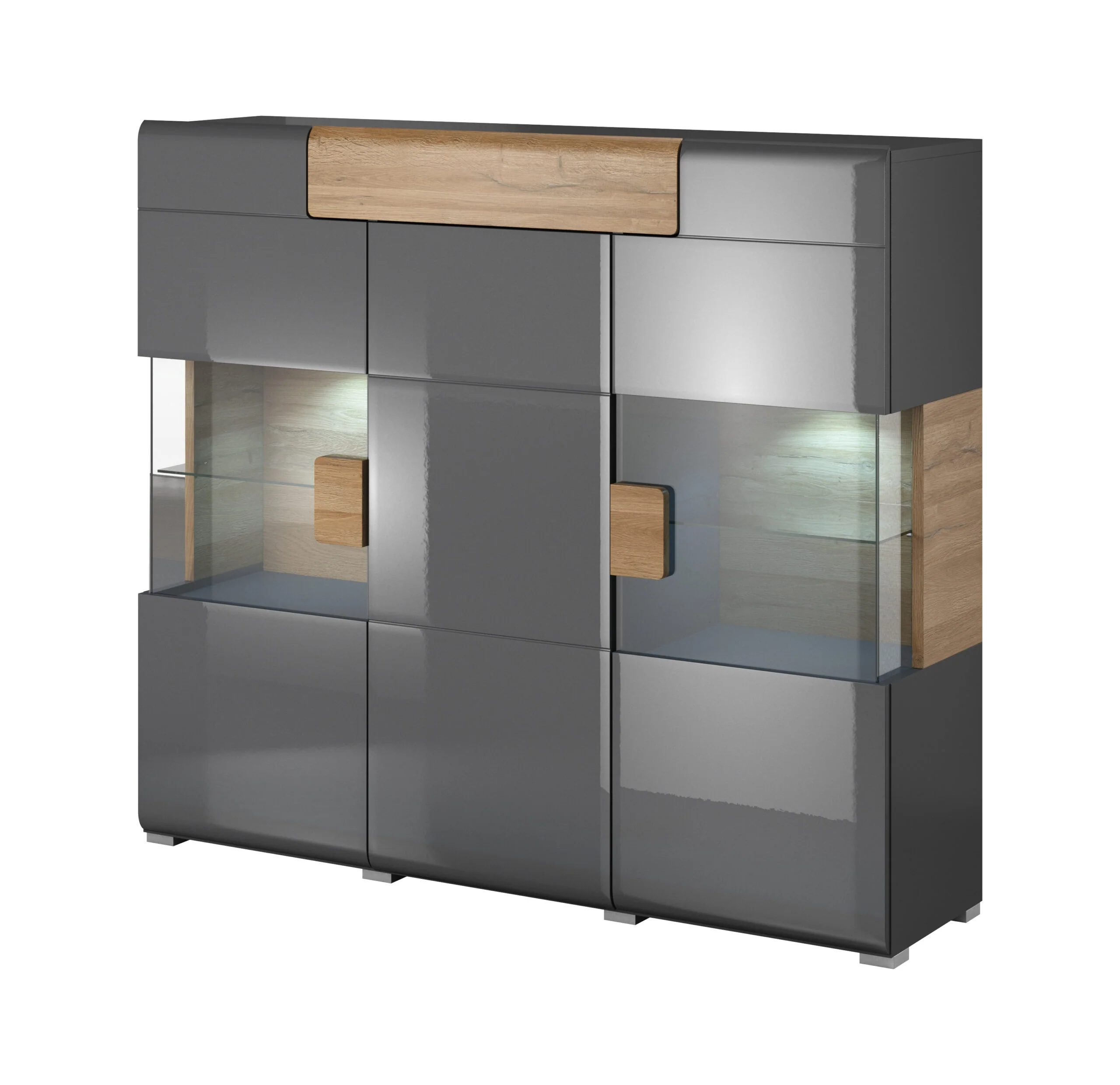Toledo 46 Display Cabinet 147cm - Image 9