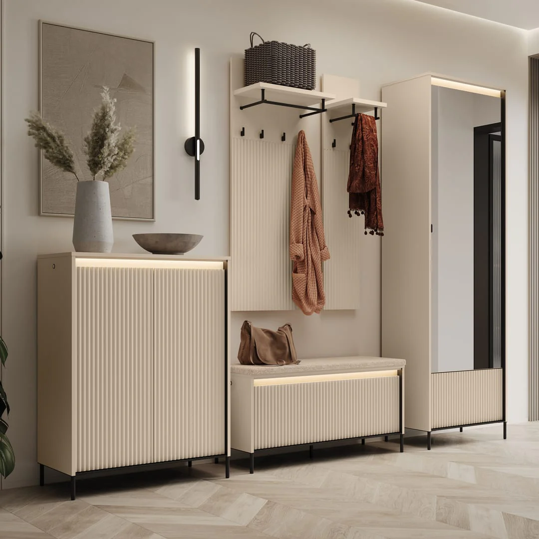 Trend TG-04 Hallway Cabinet 153cm - Image 6