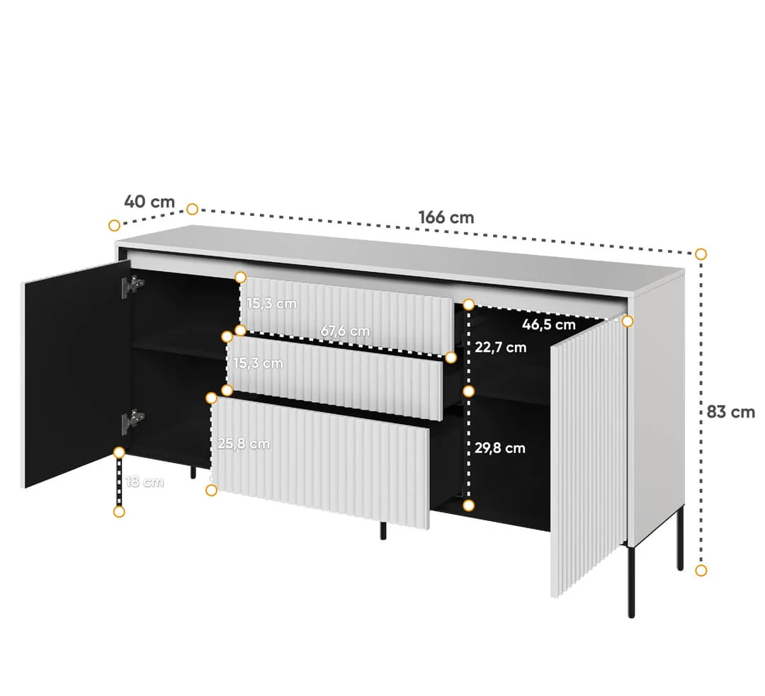 Trend TR-01 Sideboard Cabinet 166cm - Image 15
