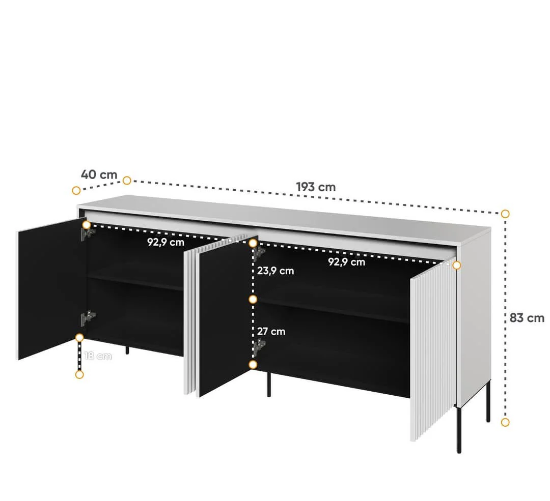 Trend TR-04 Sideboard Cabinet 193cm - Image 16