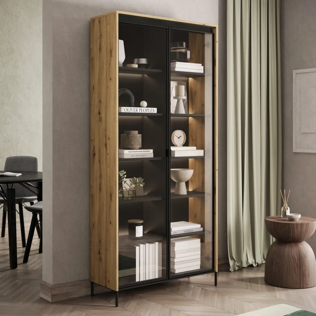 Trend TR-07 Tall Display Cabinet 92cm - Image 9