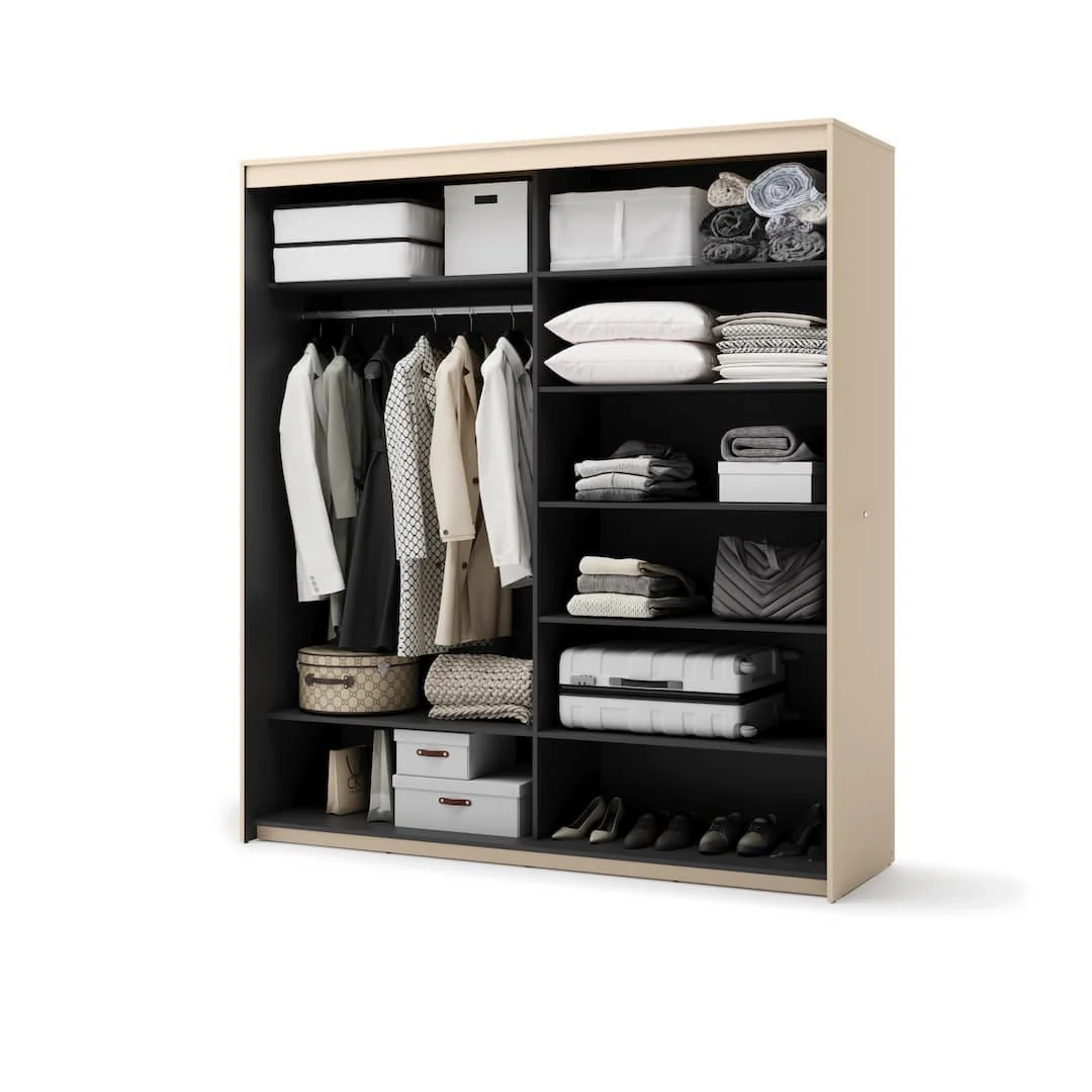 Trend TS-01 Sliding Door Wardrobe 200cm - Image 3