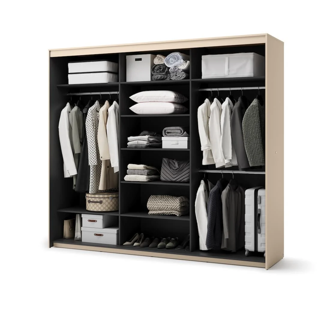 Trend TS-02 Sliding Door Wardrobe 250cm - Image 3