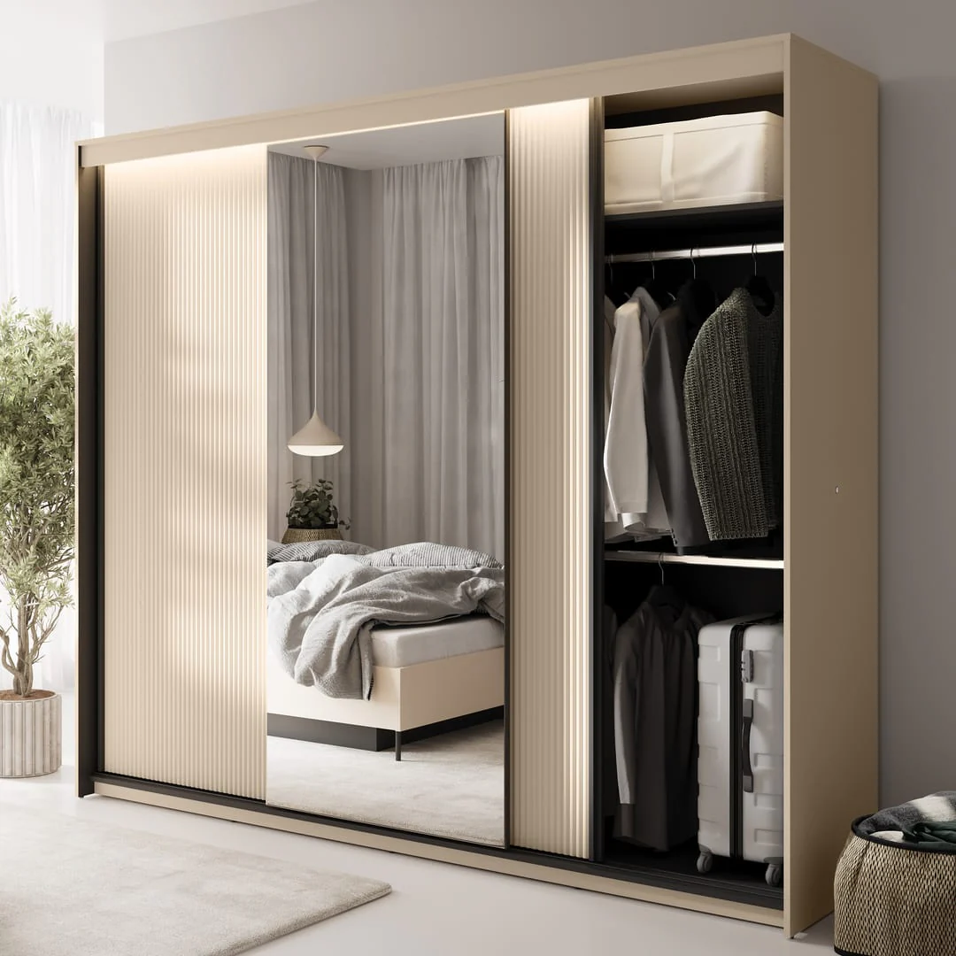 Trend TS-02 Sliding Door Wardrobe 250cm - Image 5