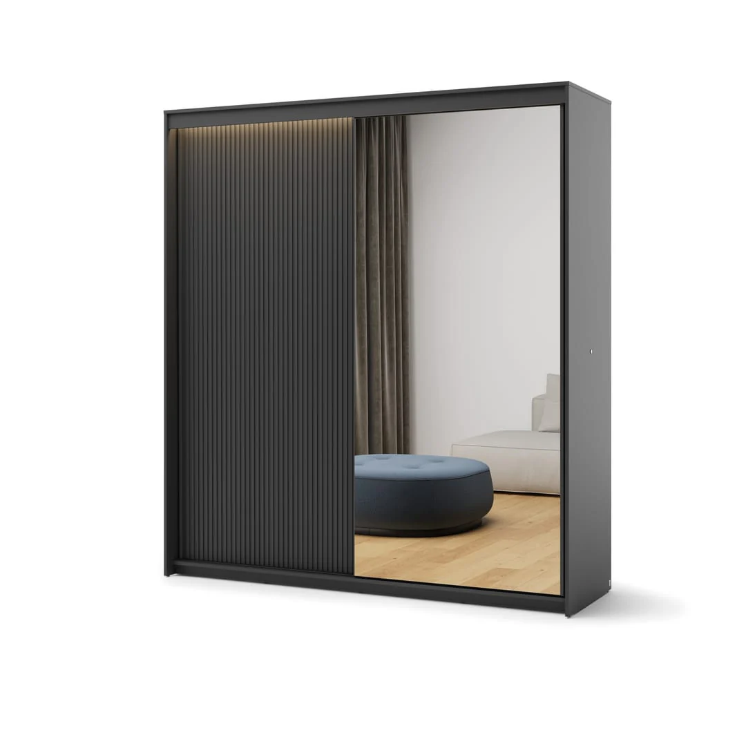 Trend TZ-01 Sliding Door Wardrobe 200cm - Image 4