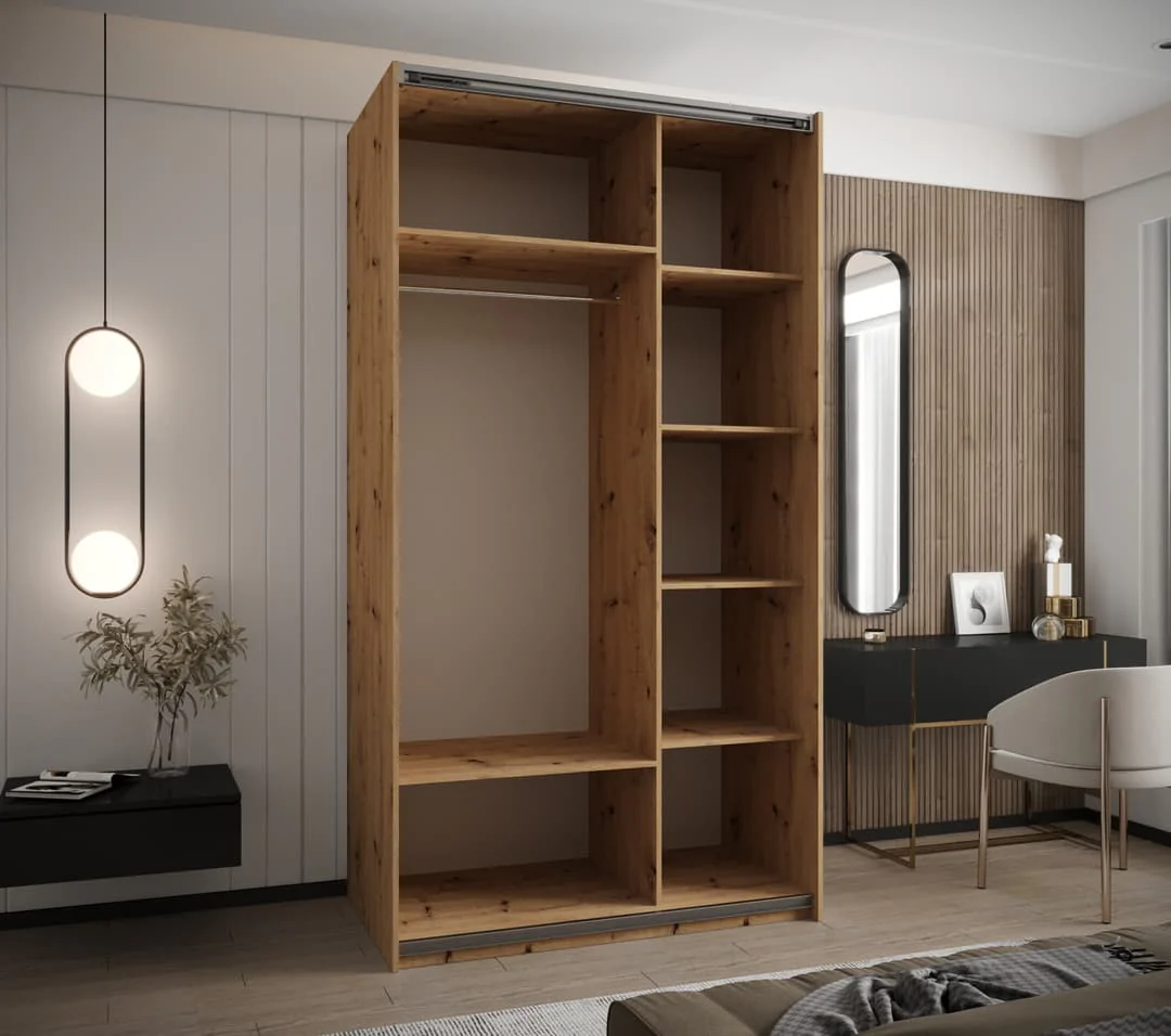 Trosa I Sliding Door Wardrobe 140cm - Image 3