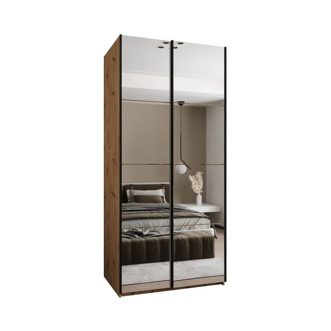 Trosa II Sliding Door Wardrobe 110cm - Image 4