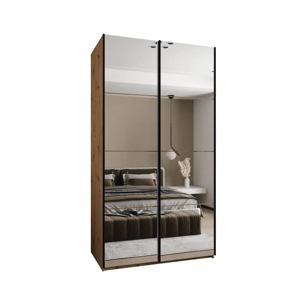 Trosa II Sliding Door Wardrobe 130cm - Image 4
