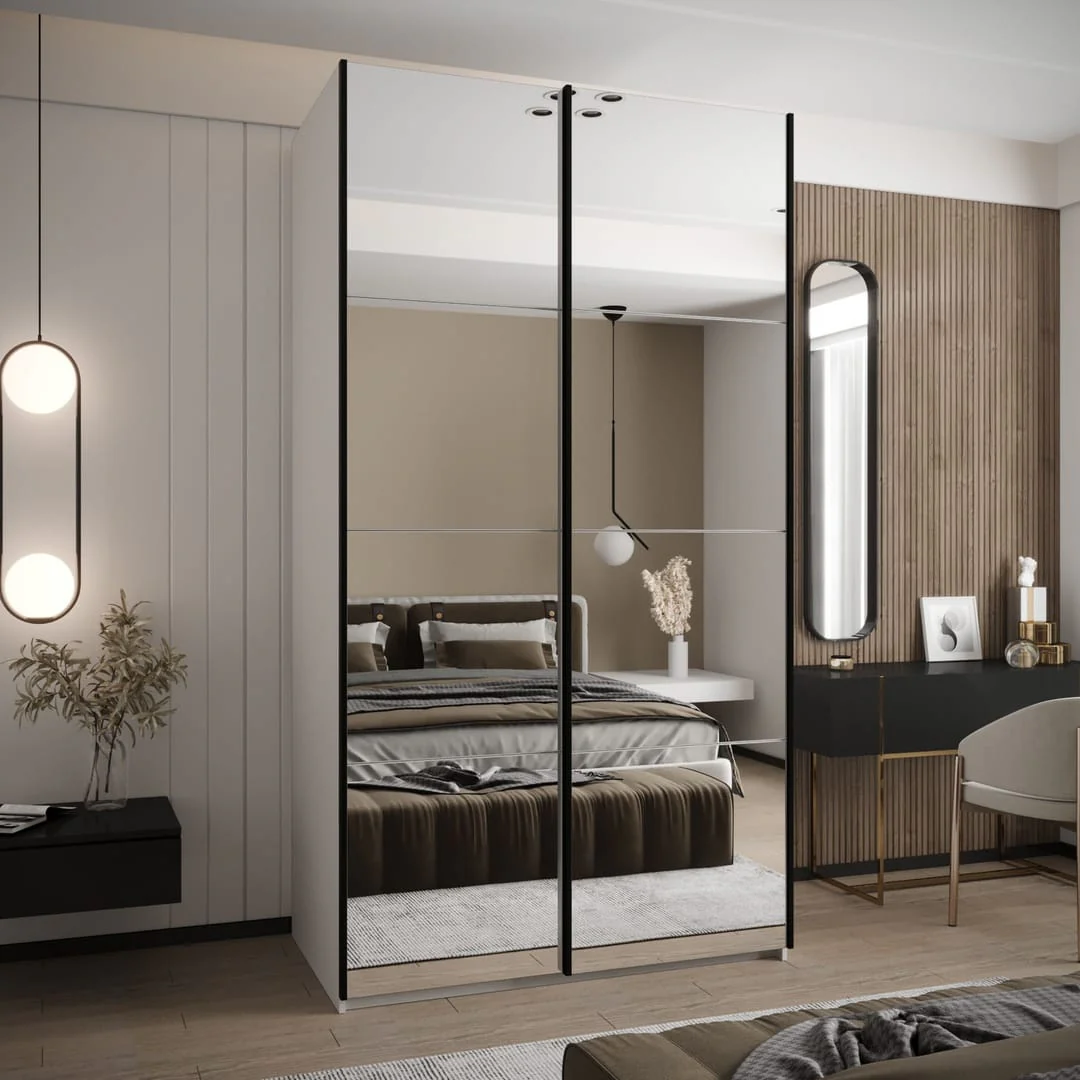 Trosa II Sliding Door Wardrobe 130cm - Image 8