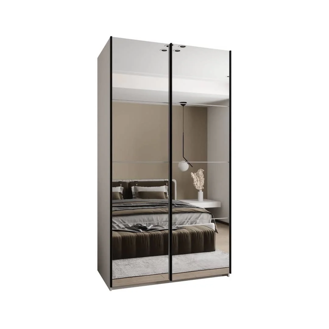 Trosa II Sliding Door Wardrobe 140cm - Image 6