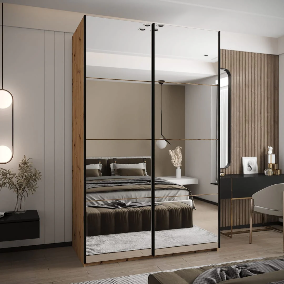 Trosa II Sliding Door Wardrobe 160cm - Image 3