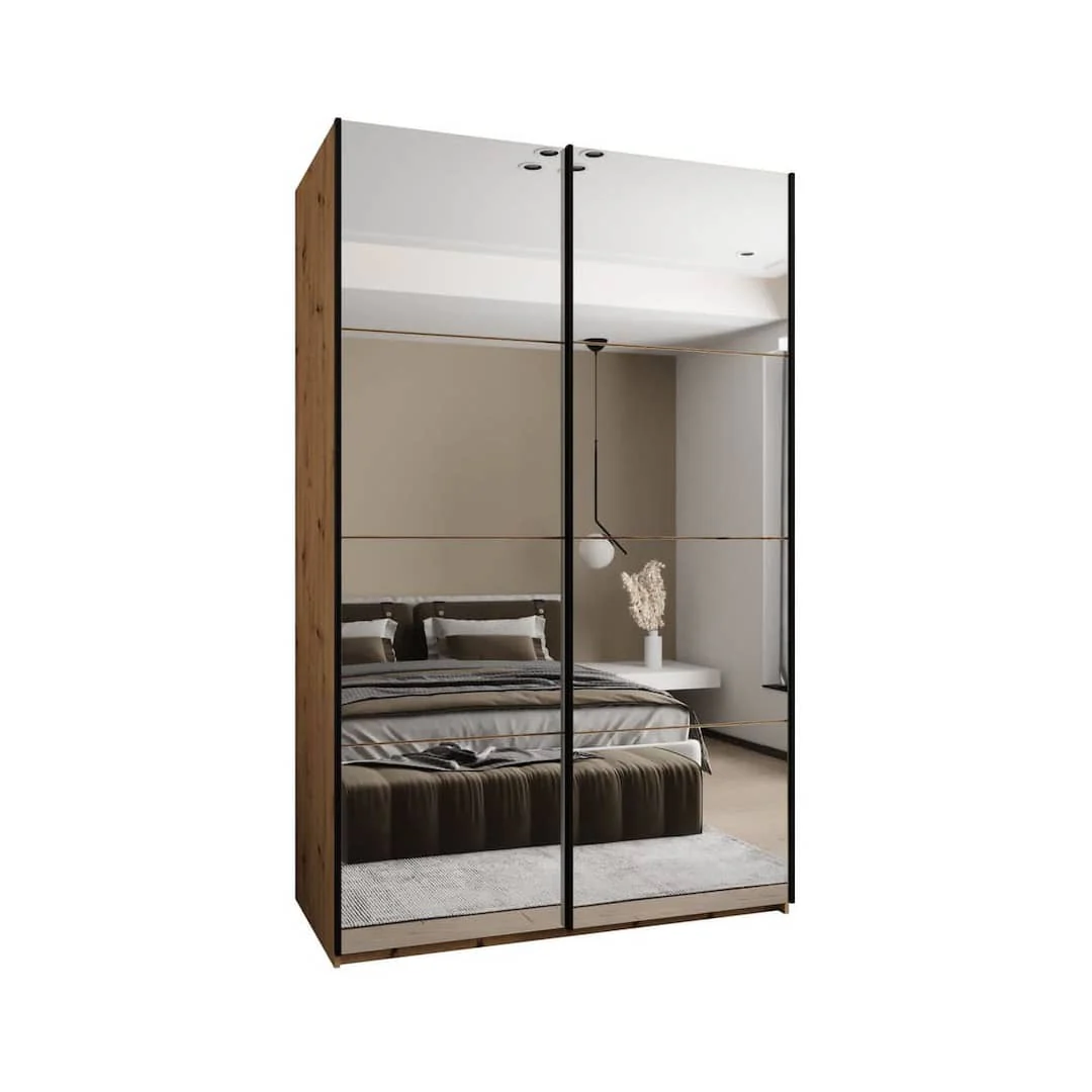 Trosa II Sliding Door Wardrobe 160cm - Image 4