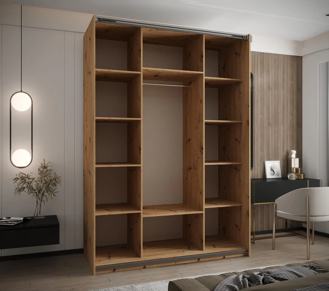 Trosa II Sliding Door Wardrobe 160cm - Image 5