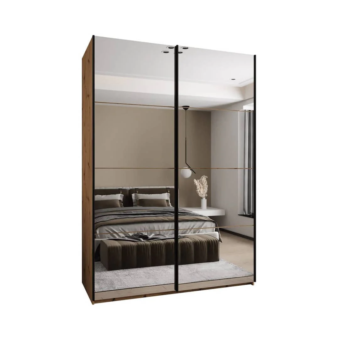 Trosa II Sliding Door Wardrobe 170cm - Image 5