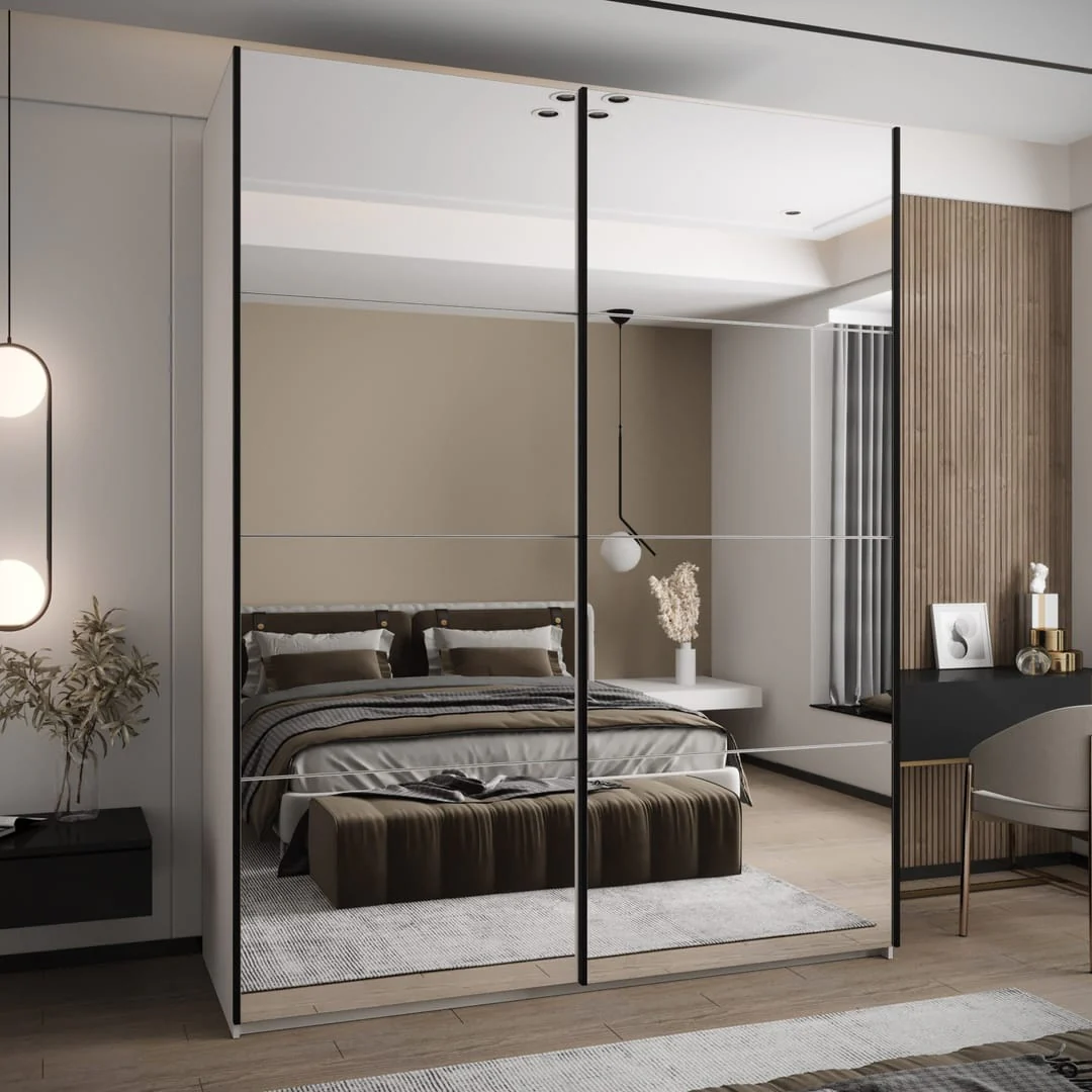 Trosa II Sliding Door Wardrobe 200cm - Image 7