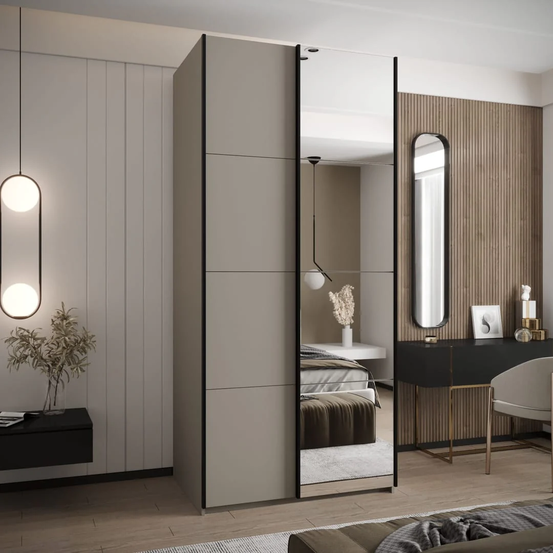 Trosa III Sliding Door Wardrobe 100cm - Image 8