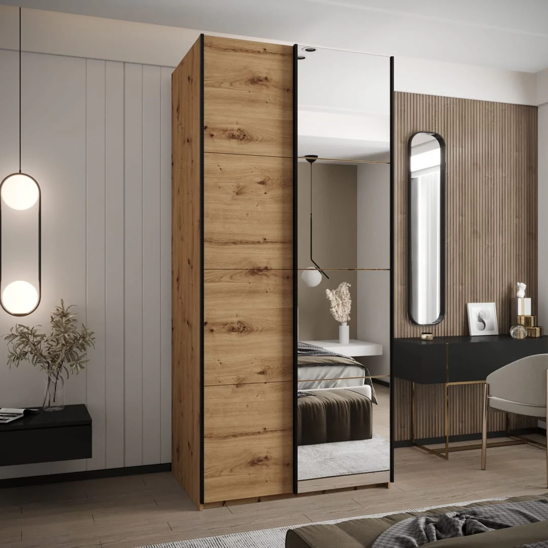 Trosa III Sliding Door Wardrobe 120cm - Image 3
