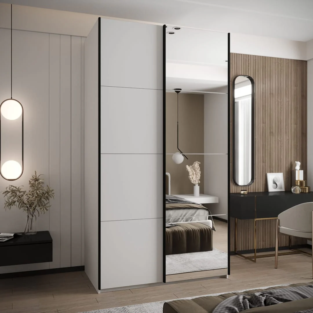 Trosa III Sliding Door Wardrobe 130cm - Image 7
