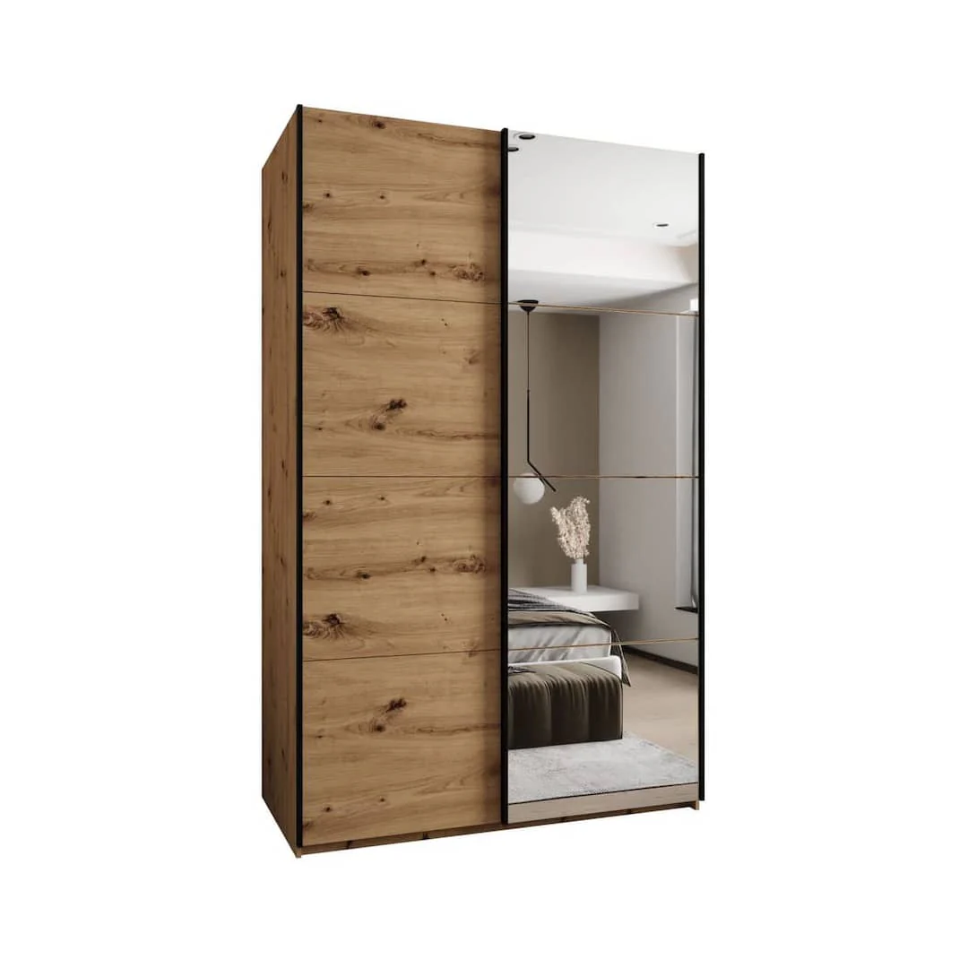Trosa III Sliding Door Wardrobe 160cm - Image 4