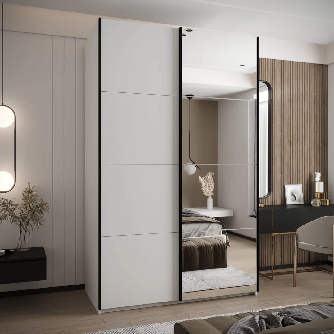 Trosa III Sliding Door Wardrobe 160cm - Image 7