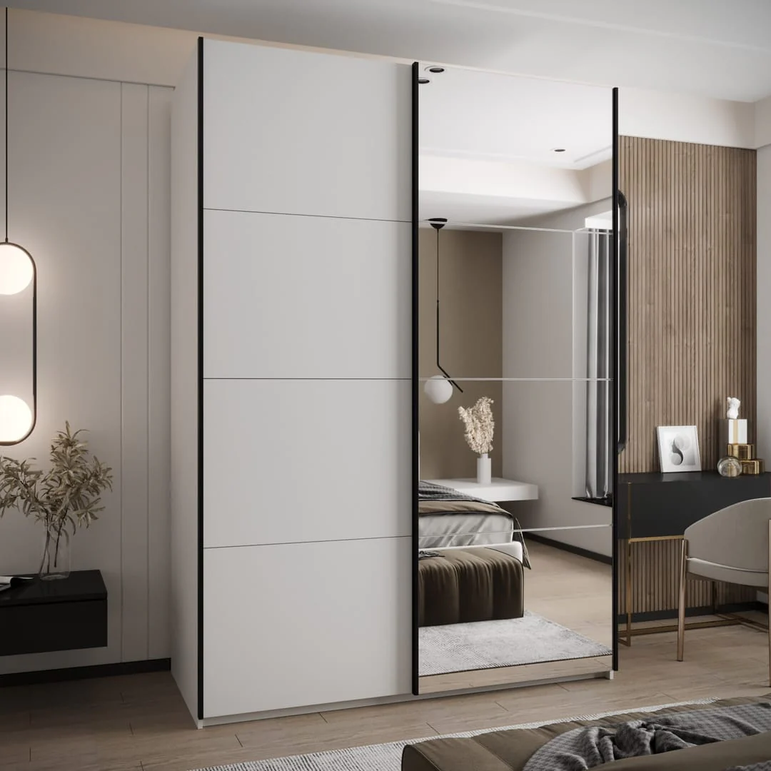 Trosa III Sliding Door Wardrobe 170cm - Image 7