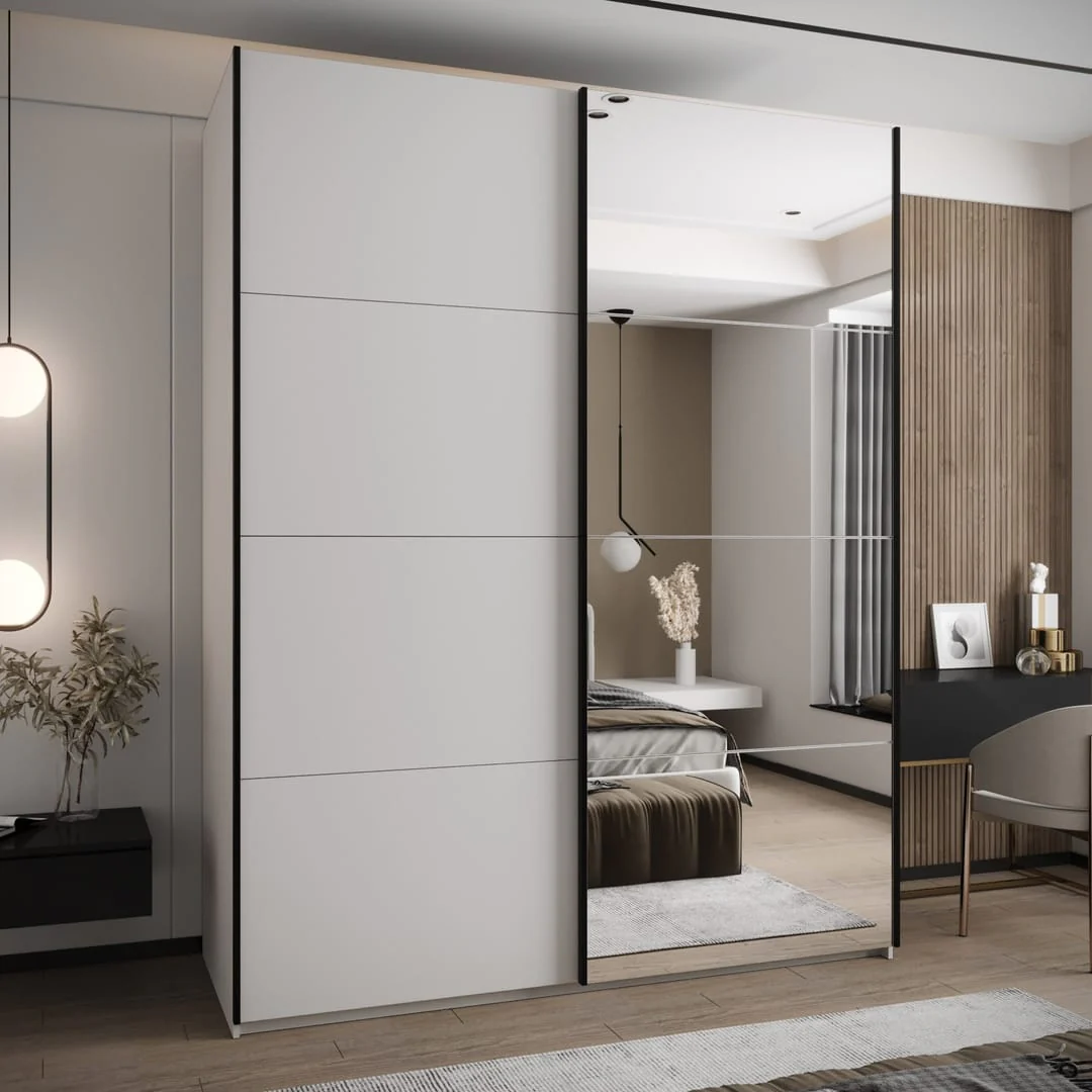 Trosa III Sliding Door Wardrobe 200cm - Image 7