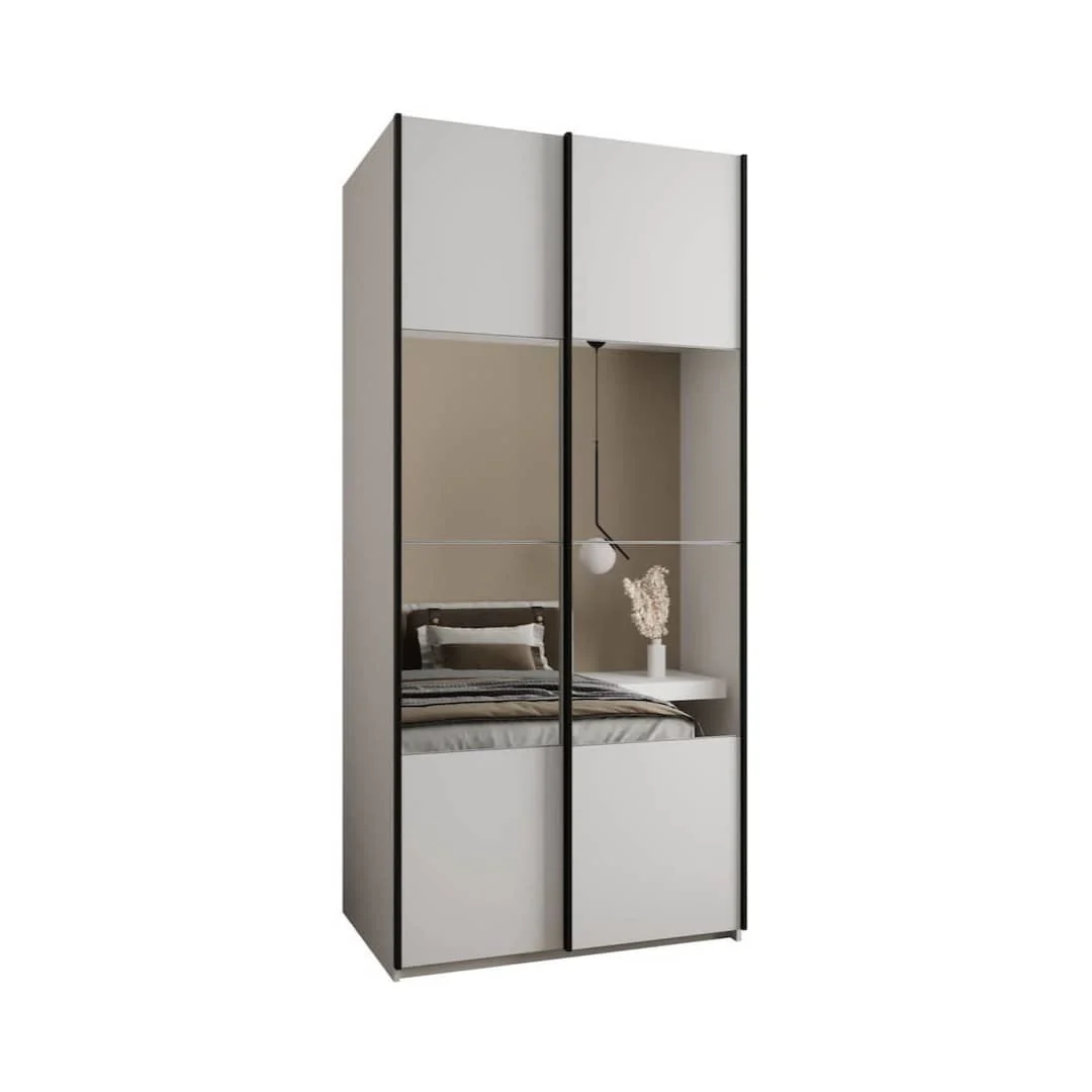Trosa IV Sliding Door Wardrobe 100cm - Image 6