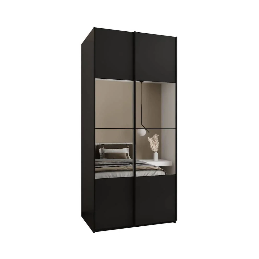 Trosa IV Sliding Door Wardrobe 100cm - Image 8