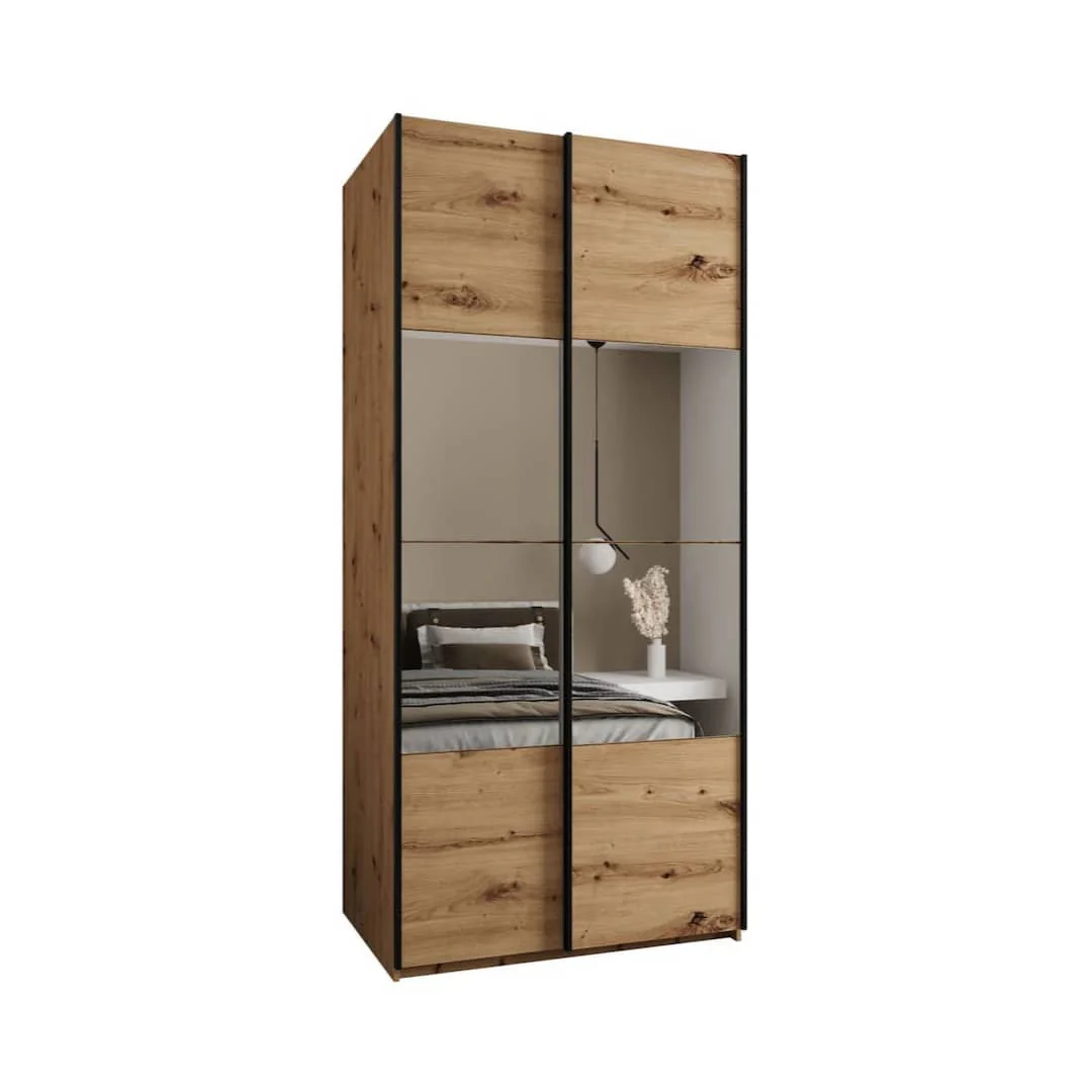Trosa IV Sliding Door Wardrobe 120cm - Image 3