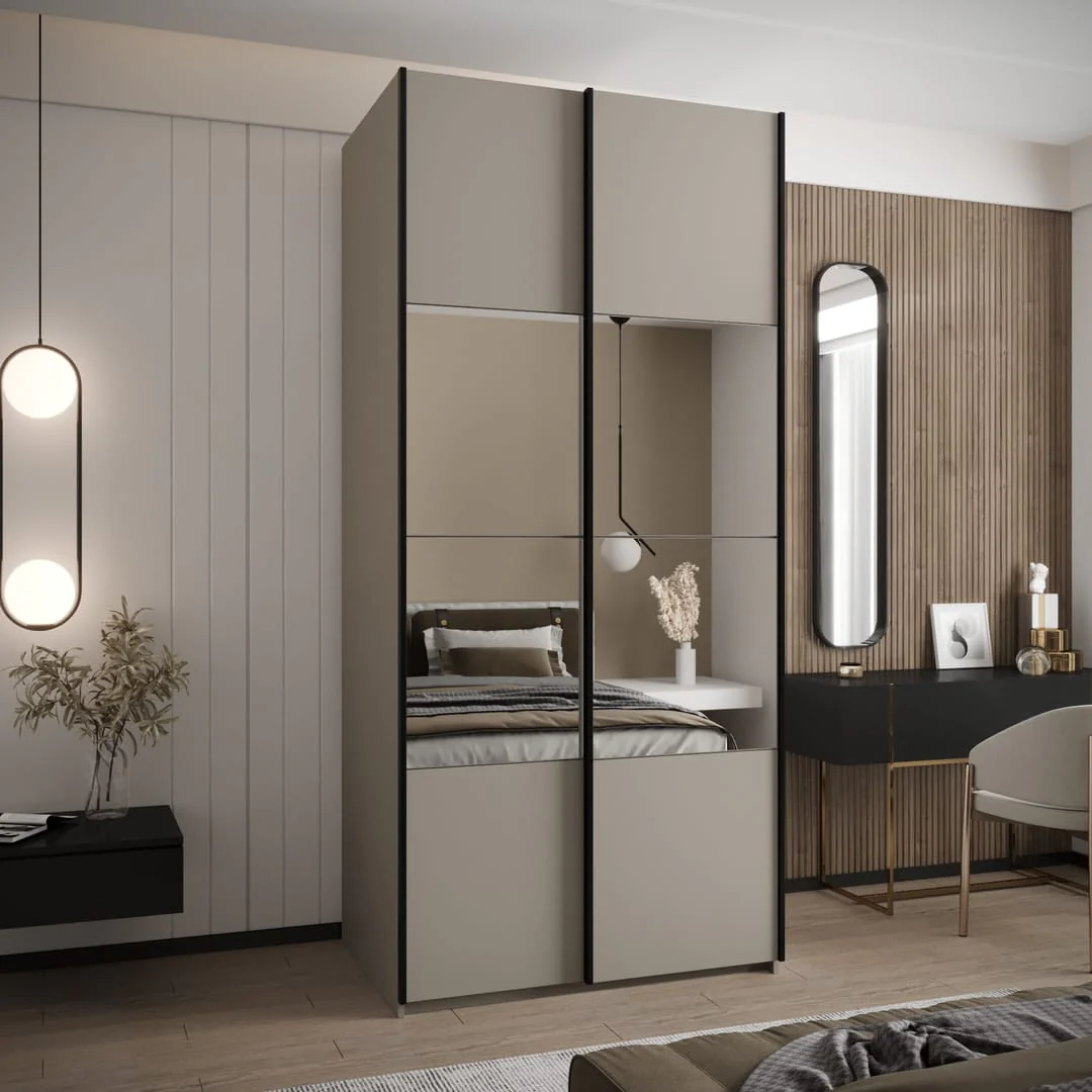 Trosa IV Sliding Door Wardrobe 120cm - Image 9