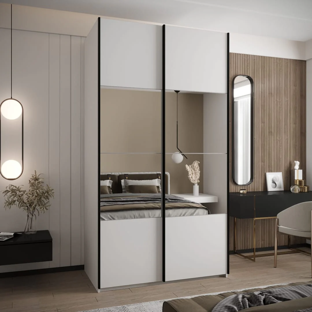 Trosa IV Sliding Door Wardrobe 140cm - Image 5