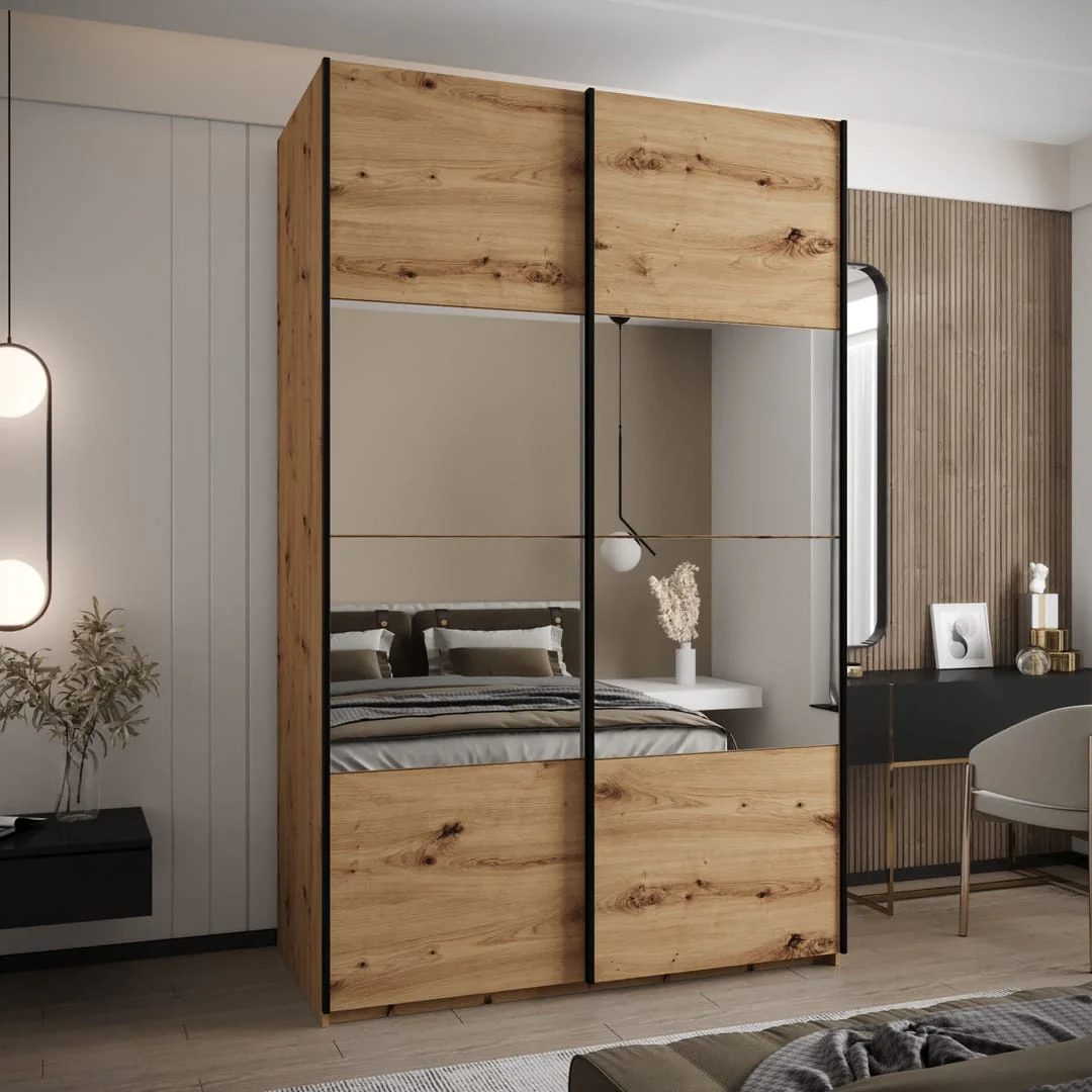 Trosa IV Sliding Door Wardrobe 150cm - Image 3