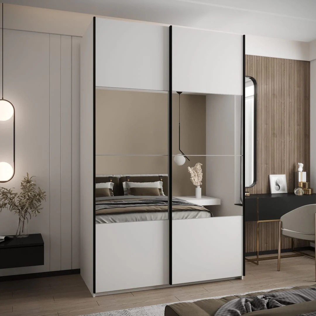 Trosa IV Sliding Door Wardrobe 160cm - Image 7