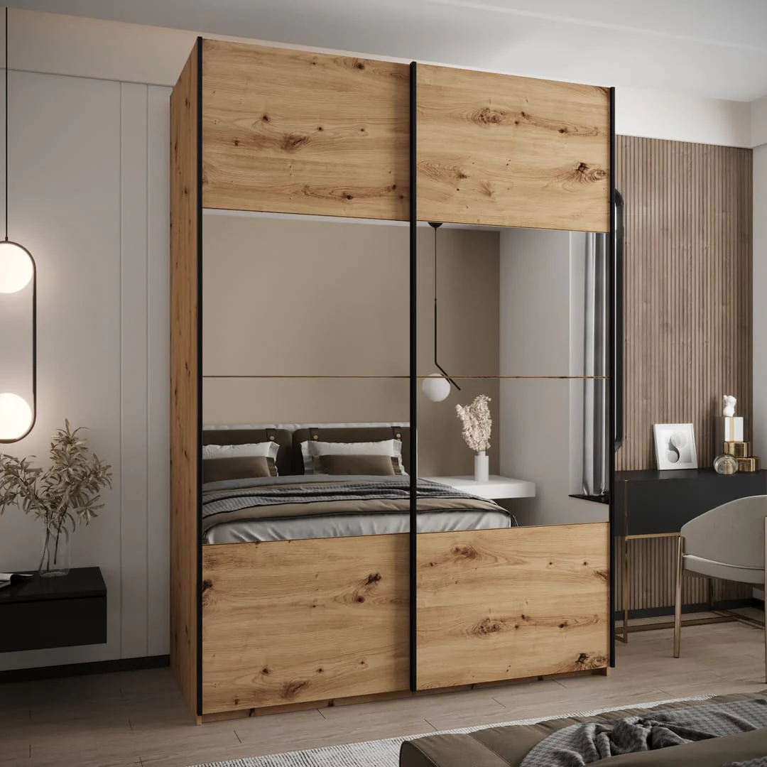 Trosa IV Sliding Door Wardrobe 170cm - Image 2