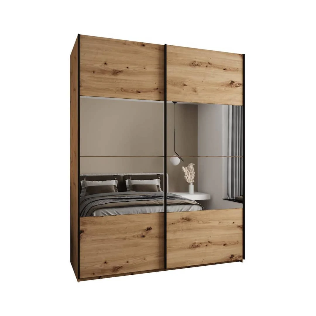 Trosa IV Sliding Door Wardrobe 200cm - Image 4