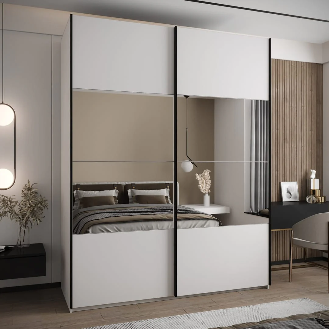 Trosa IV Sliding Door Wardrobe 200cm - Image 7