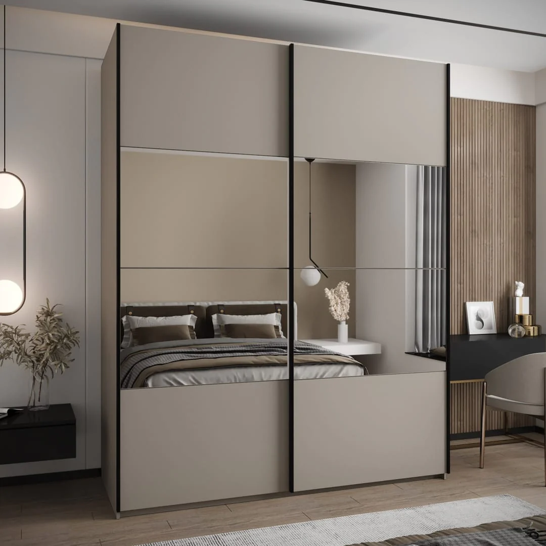 Trosa IV Sliding Door Wardrobe 200cm - Image 9