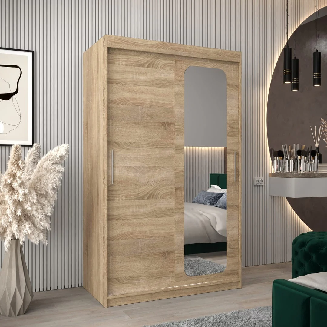 Uppsala T2 Sliding Door Wardrobe 120cm - Image 14