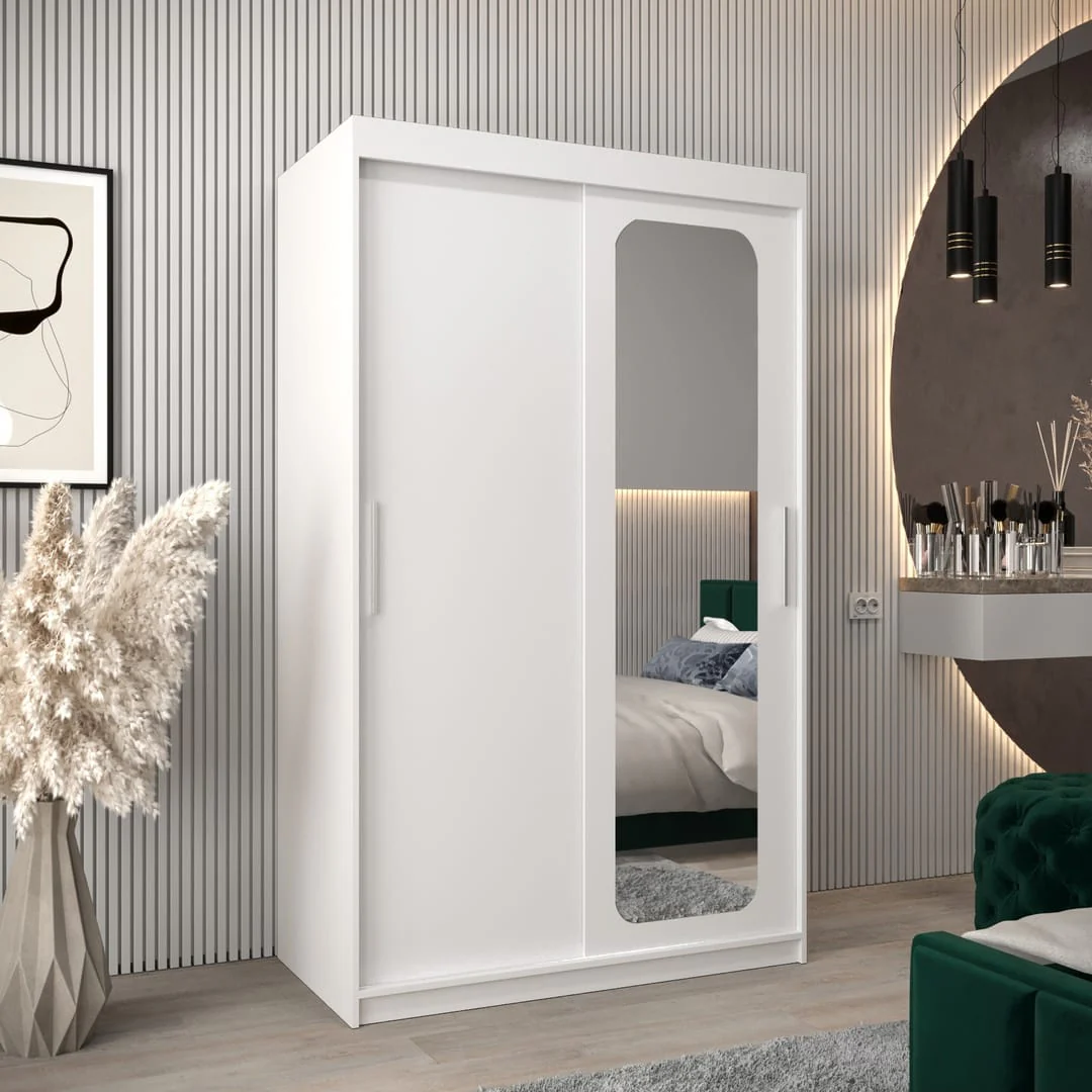 Uppsala T2 Sliding Door Wardrobe 120cm - Image 6