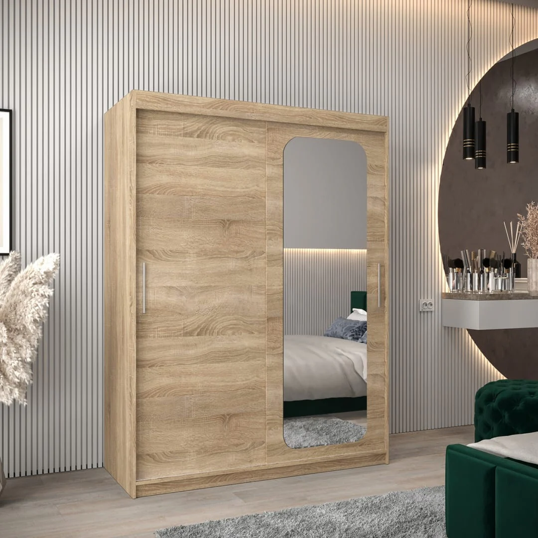 Uppsala T2 Sliding Door Wardrobe 150cm - Image 14
